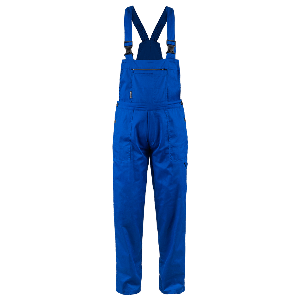 Work bib pants PLUTON ROYAL BLUE COTTON - 1