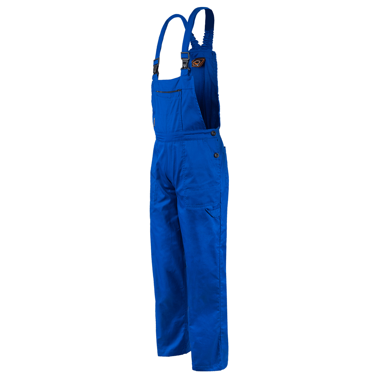 Work bib pants PLUTON ROYAL BLUE COTTON - 3