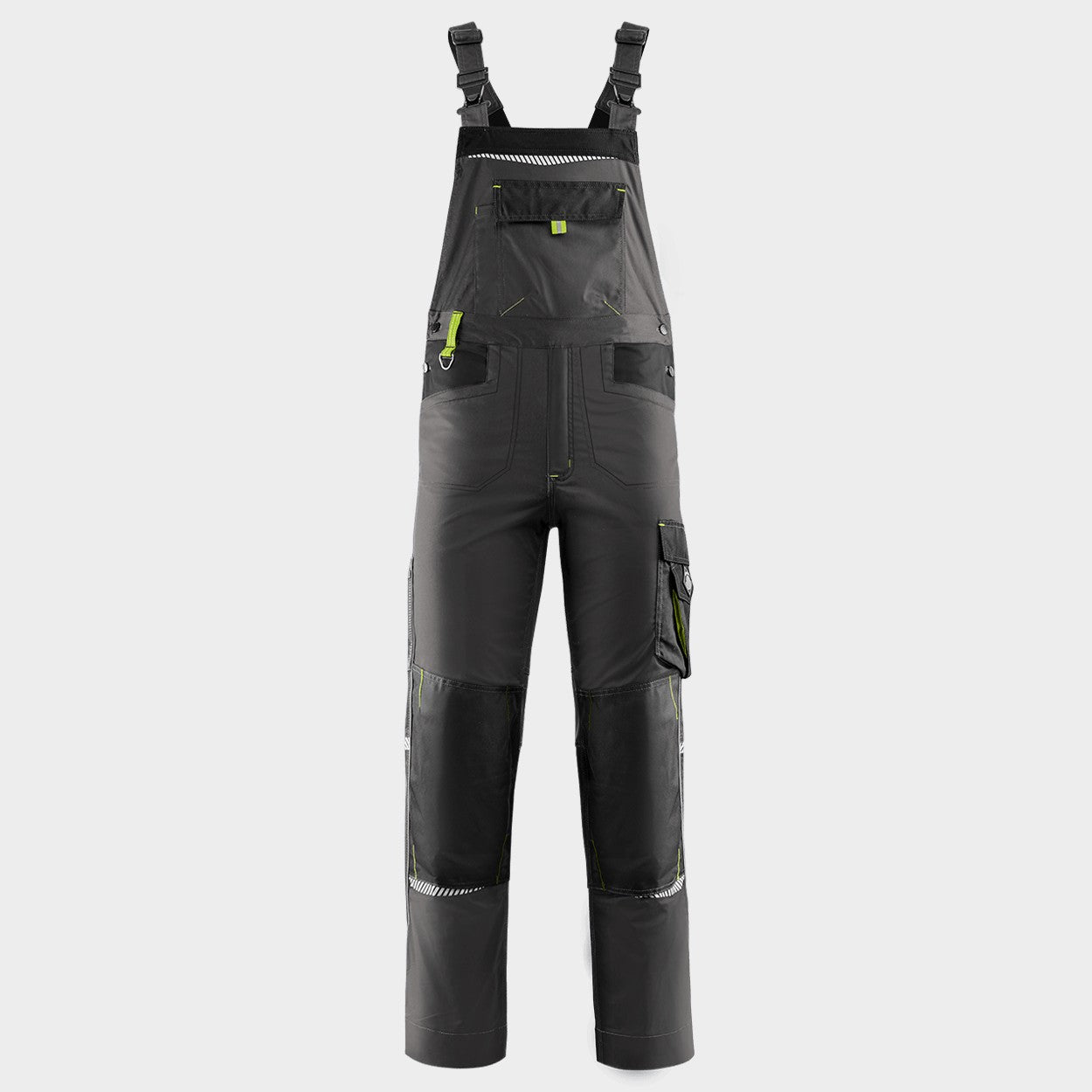 Work bib pants PRISMA GREY - 1