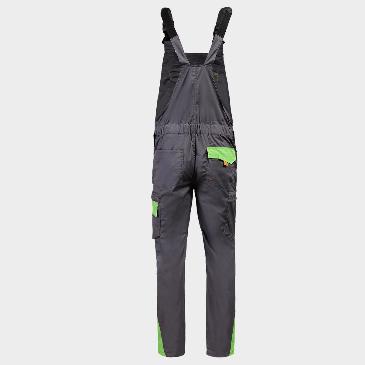 Work bib pants PRISMA LIGHT STRETCH GREY/GREEN - 2