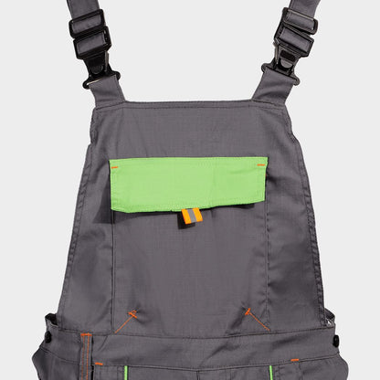 Work bib pants PRISMA LIGHT STRETCH GREY/GREEN - 6