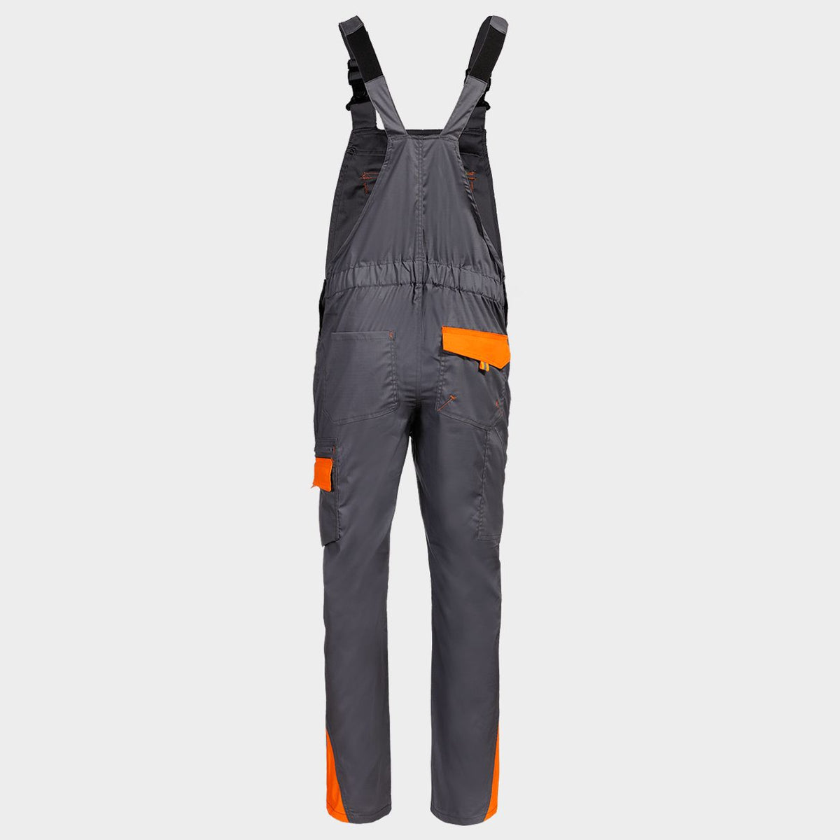 Work bib pants PRISMA LIGHT STRETCH GREY/ORANGE - 2