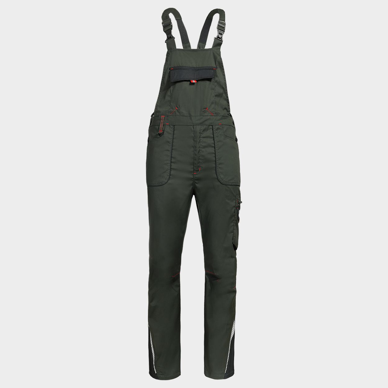 Work bib pants PRISMA LIGHT STRETCH OLIVE/BLACK - 1