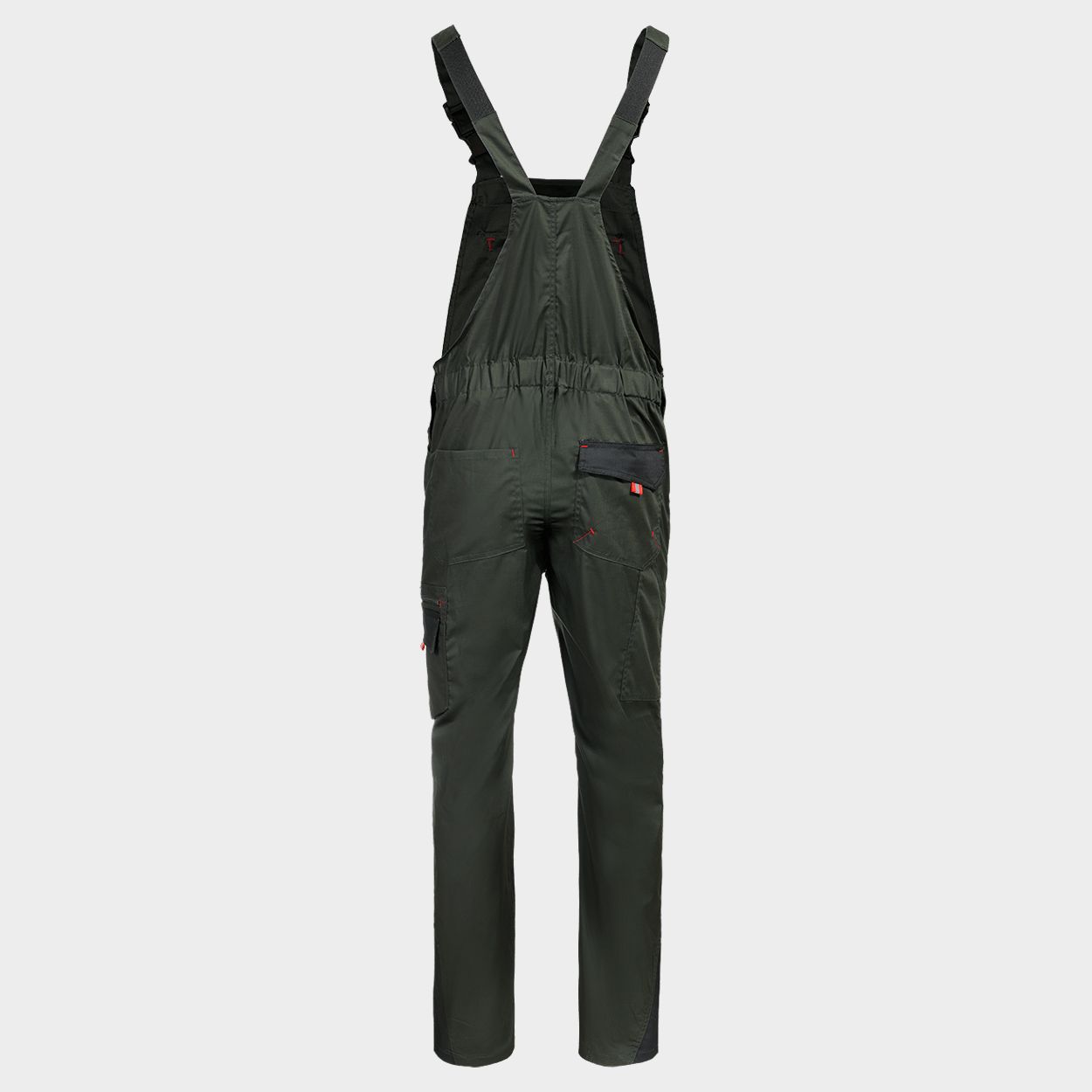 Work bib pants PRISMA LIGHT STRETCH OLIVE/BLACK - 2