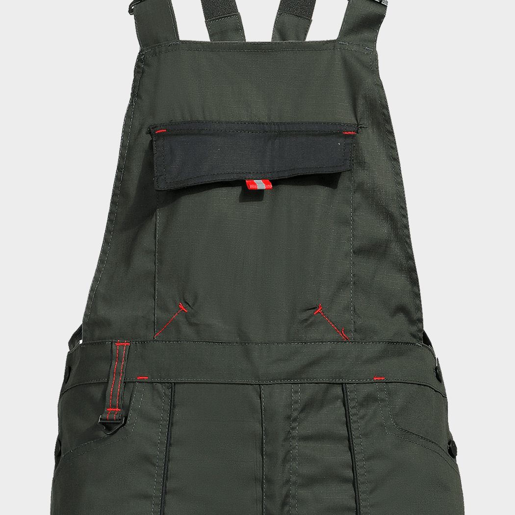 Work bib pants PRISMA LIGHT STRETCH OLIVE/BLACK - 3
