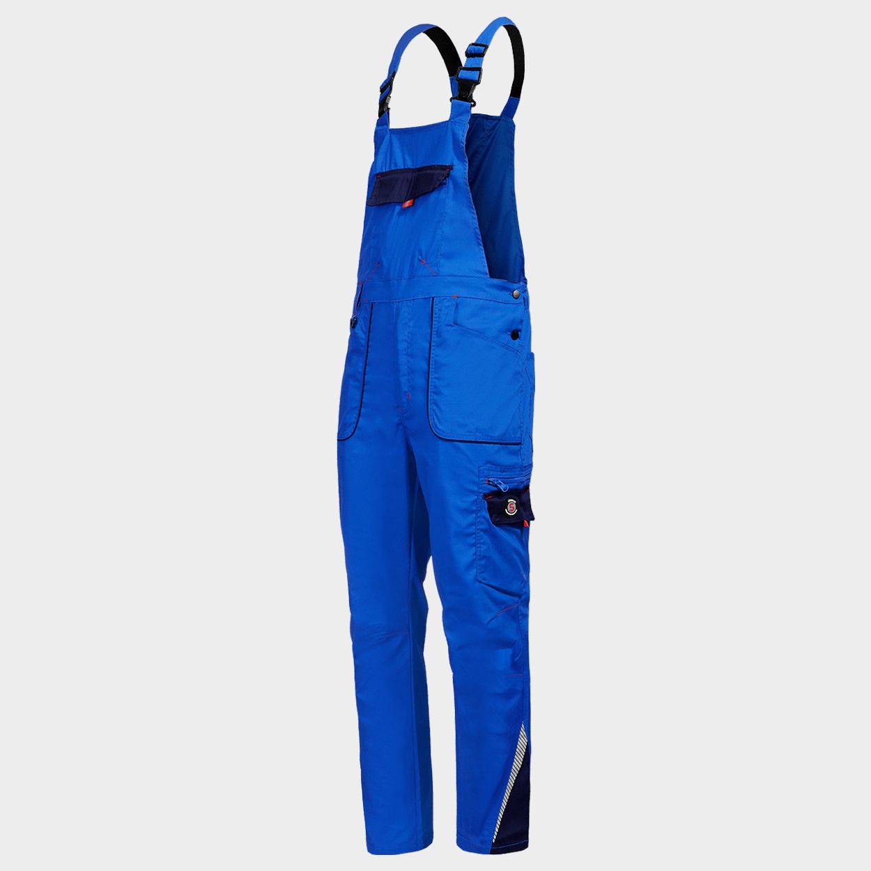 Work bib pants PRISMA LIGHT STRETCH ROYAL BLUE/NAVY - 3