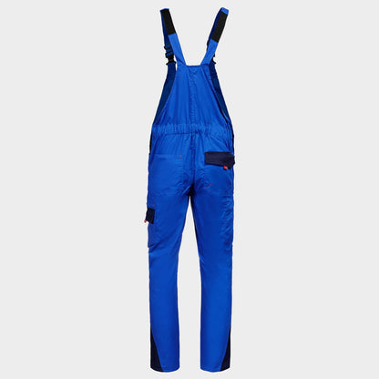 Work bib pants PRISMA LIGHT STRETCH ROYAL BLUE/NAVY - 4