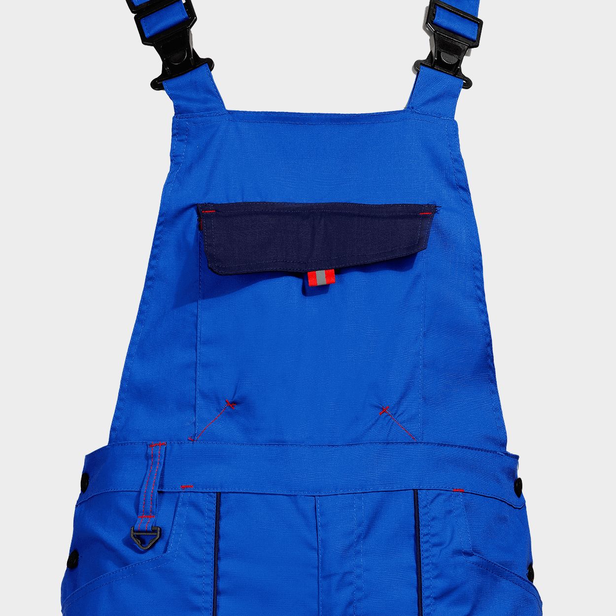 Work bib pants PRISMA LIGHT STRETCH ROYAL BLUE/NAVY - 6