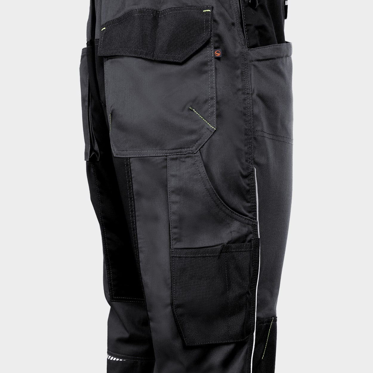 Работен полугащеризон PRISMA SPANDEX GREY/BLACK - 4