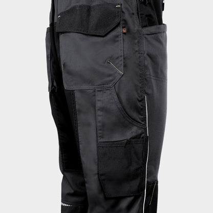 Работен полугащеризон PRISMA SPANDEX GREY/BLACK - 4