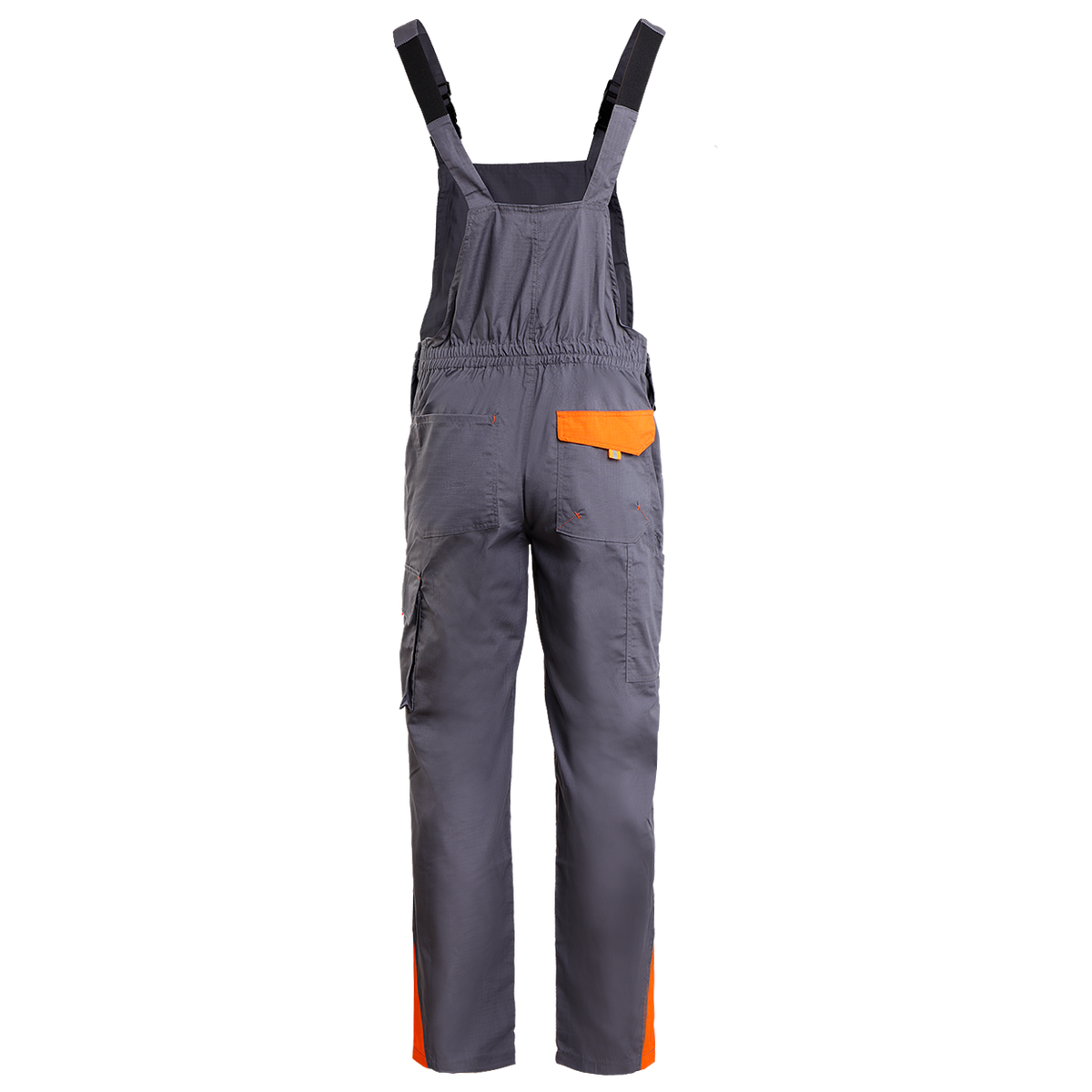 Work bib pants PRISMA SUMMER GREY/ORANGE - 2