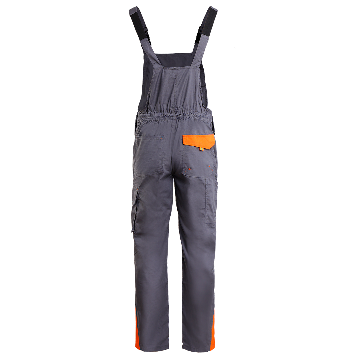 Work bib pants PRISMA SUMMER GREY/ORANGE - 2
