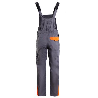 Work bib pants PRISMA SUMMER GREY/ORANGE - 2