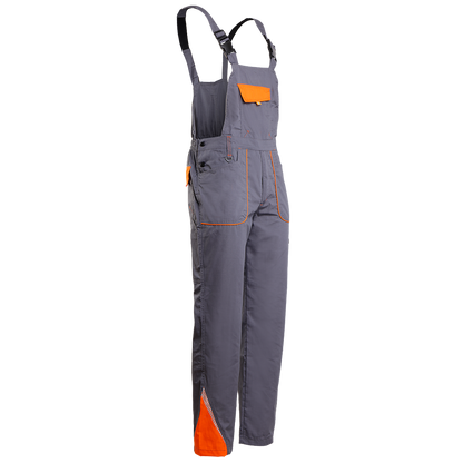 Work bib pants PRISMA SUMMER GREY/ORANGE - 3