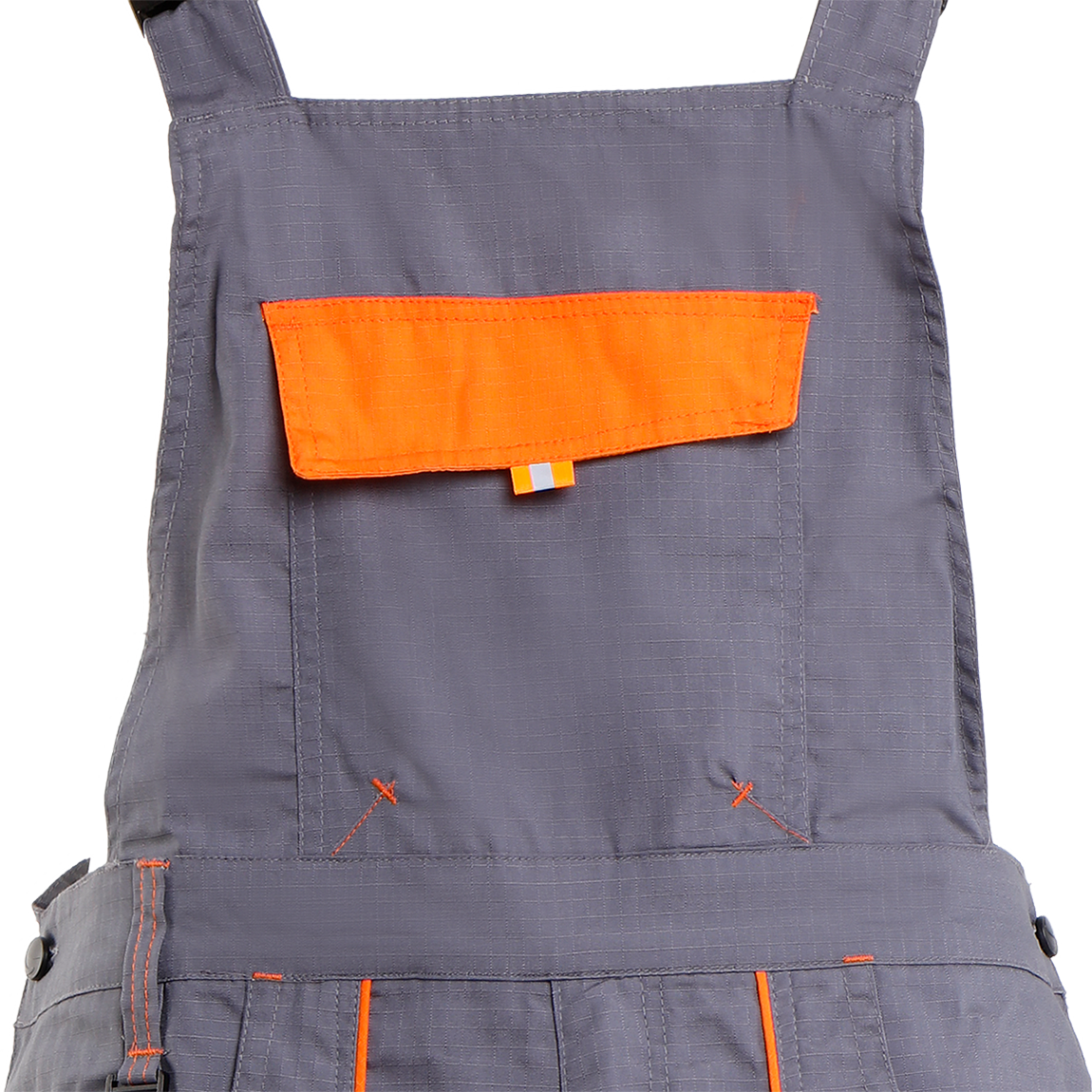 Work bib pants PRISMA SUMMER GREY/ORANGE - 5
