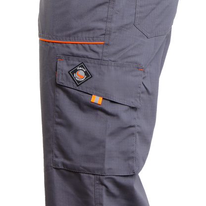 Work bib pants PRISMA SUMMER GREY/ORANGE - 6