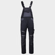 Salopetă de lucru REVOLT 4STRETCH NEGRU/GRI ÎNCHIS/GRI - 1