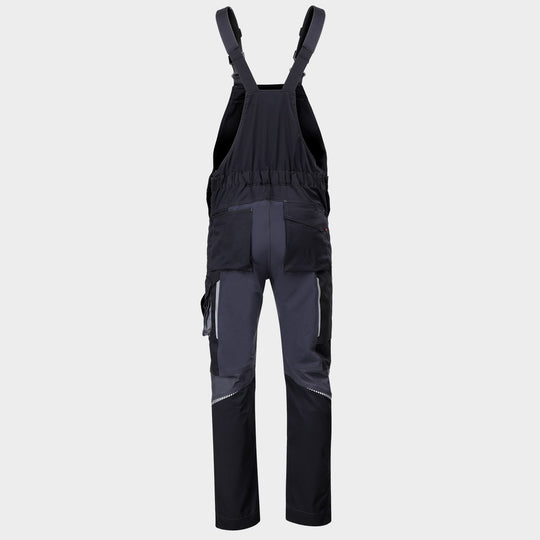 Work bib pants REVOLT 4STRETCH BLACK/DARK GREY/GREY - 2