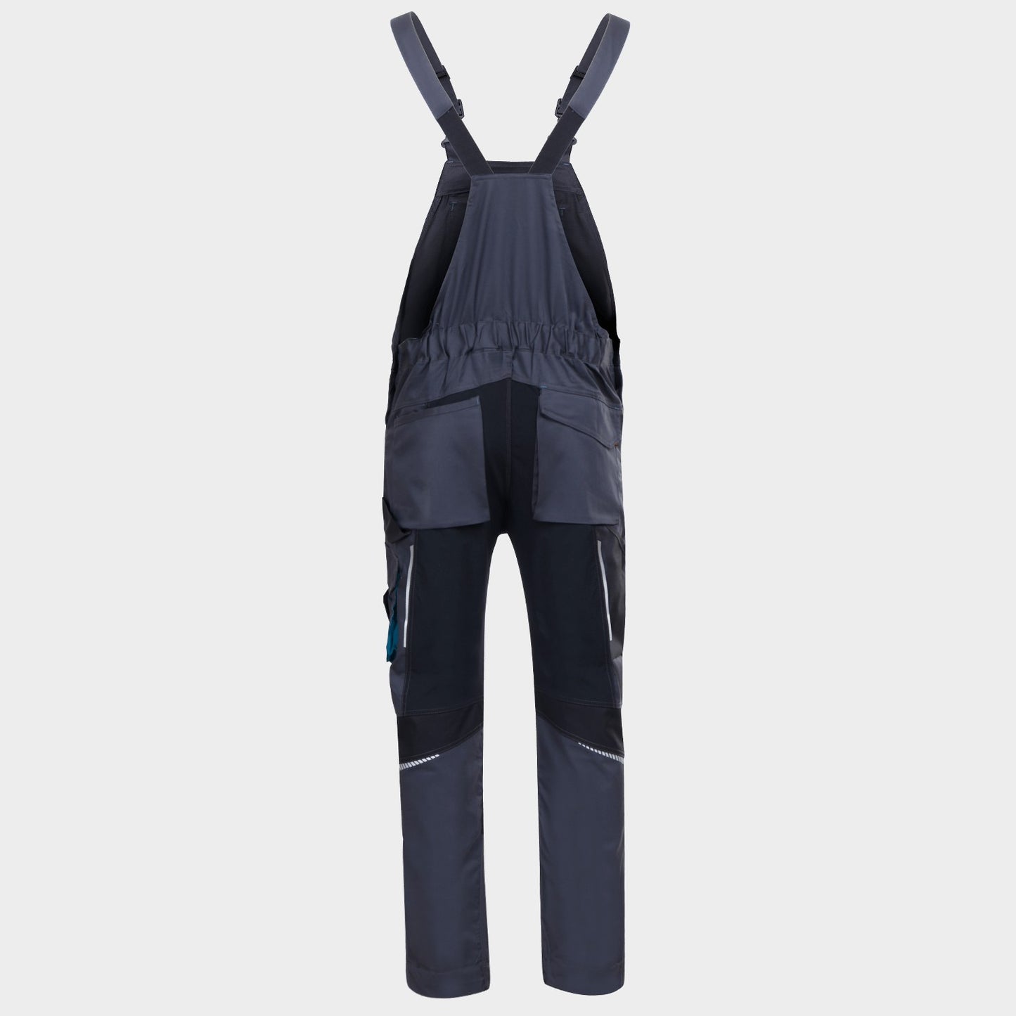 Salopetă de lucru REVOLT 4STRETCH GRI/NEGRU/PETROL - 3