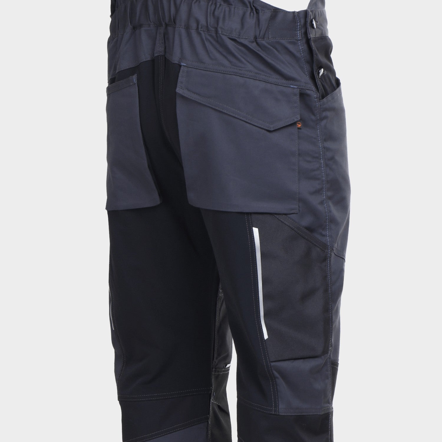 Salopetă de lucru REVOLT 4STRETCH GRI/NEGRU/PETROL - 5