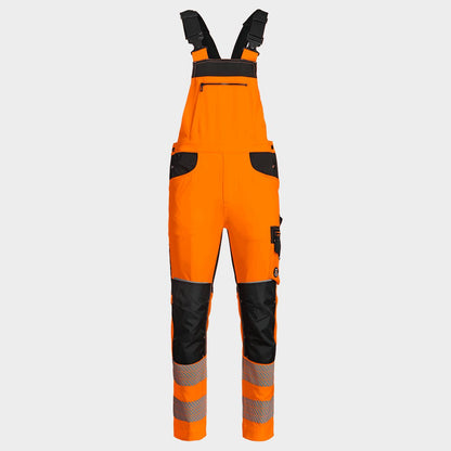 Work bib pants REVOLT HV 4STRETCH ORANGE - 1