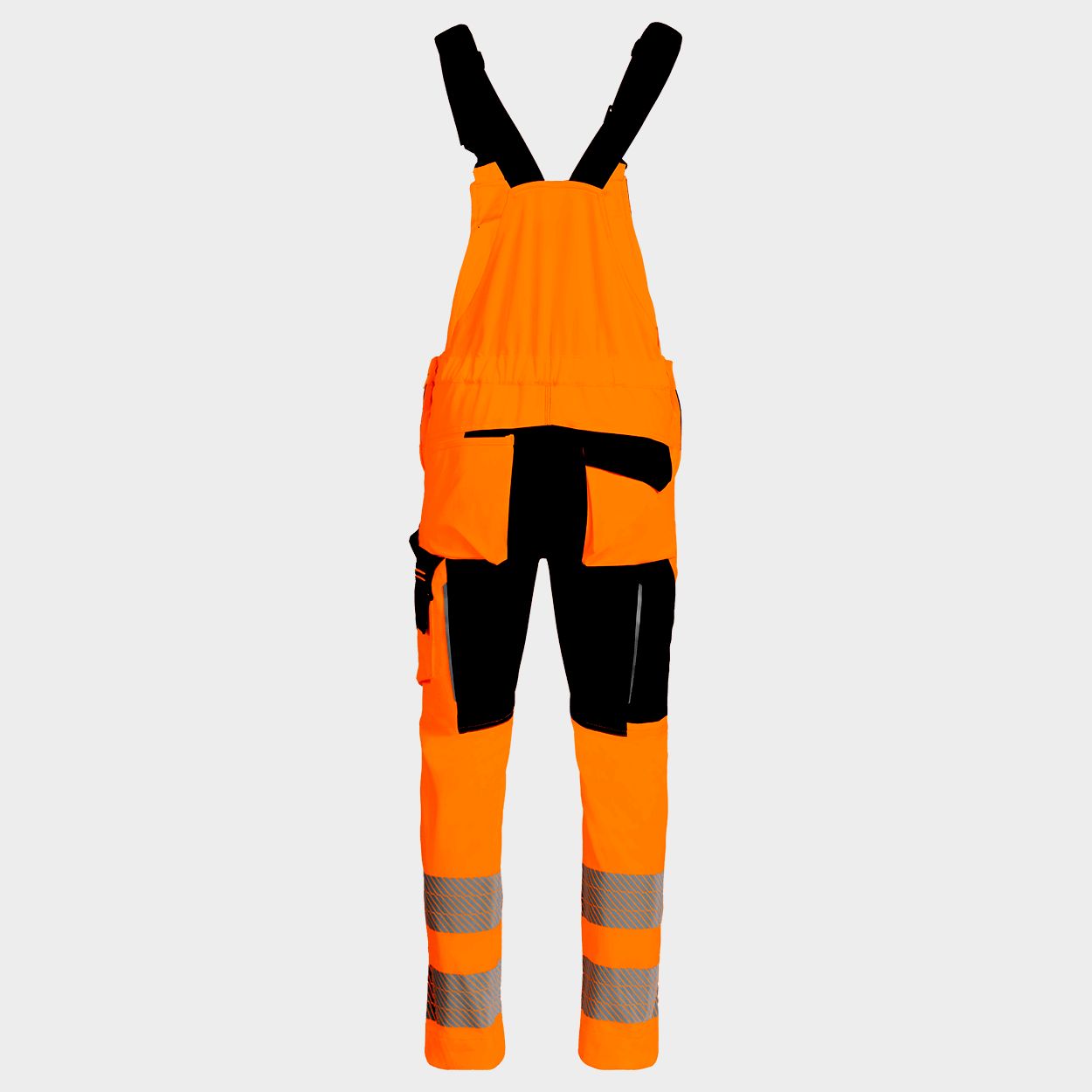 Work bib pants REVOLT HV 4STRETCH ORANGE - 2