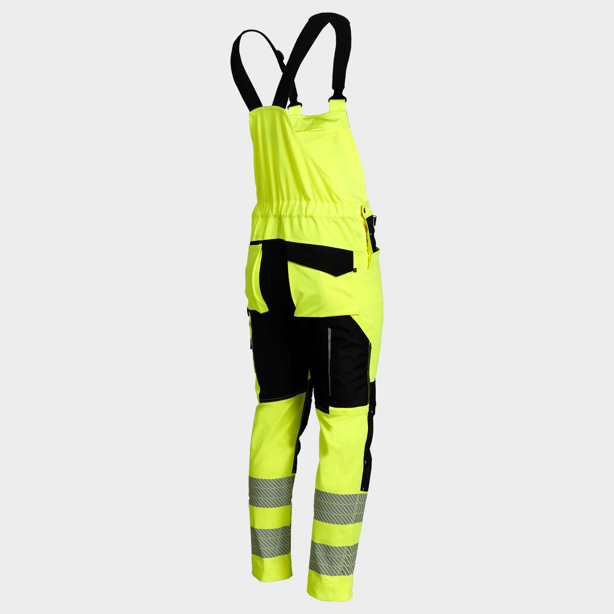 Work bib pants REVOLT HV 4STRETCH YELLOW - 4