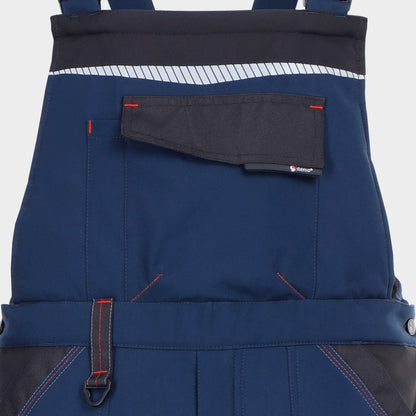 Работен полугащеризон REVOLT SOFTSHELL WINTER NAVY BLUE/BLACK - 3