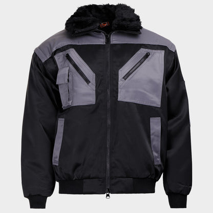 Geacă de lucru BN CONTRAST PILOT NEGRU - 1