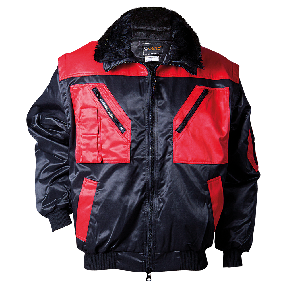 Work jacket BN CONTRAST PILOT BLACK