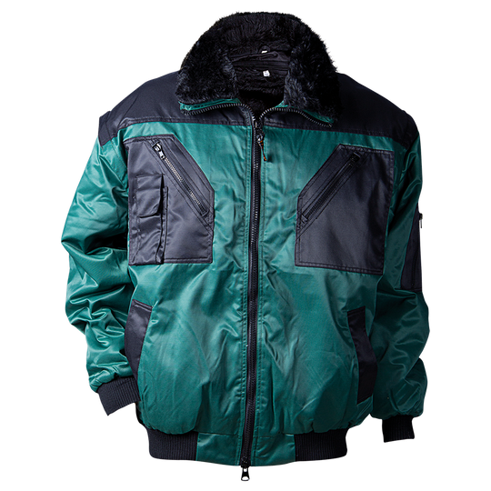 Work jacket BN CONTRAST PILOT GREEN