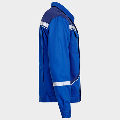 Work jacket COLLINS SUMMER ROYAL BLUE - 4