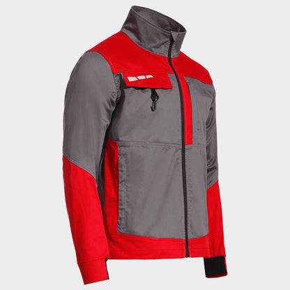 Work jacket EOS STRETCH RED/GREY - 5