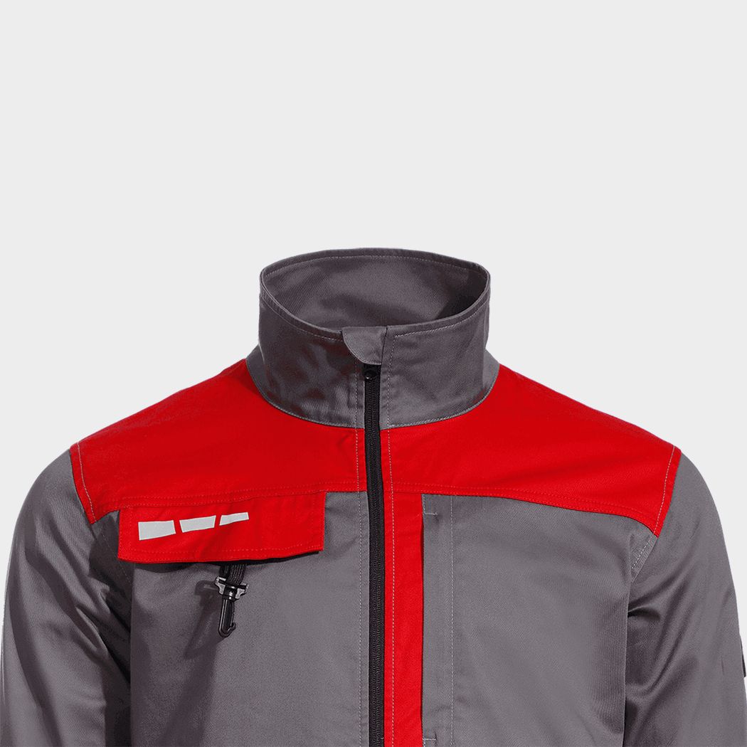 Work jacket EOS STRETCH RED/GREY - 7