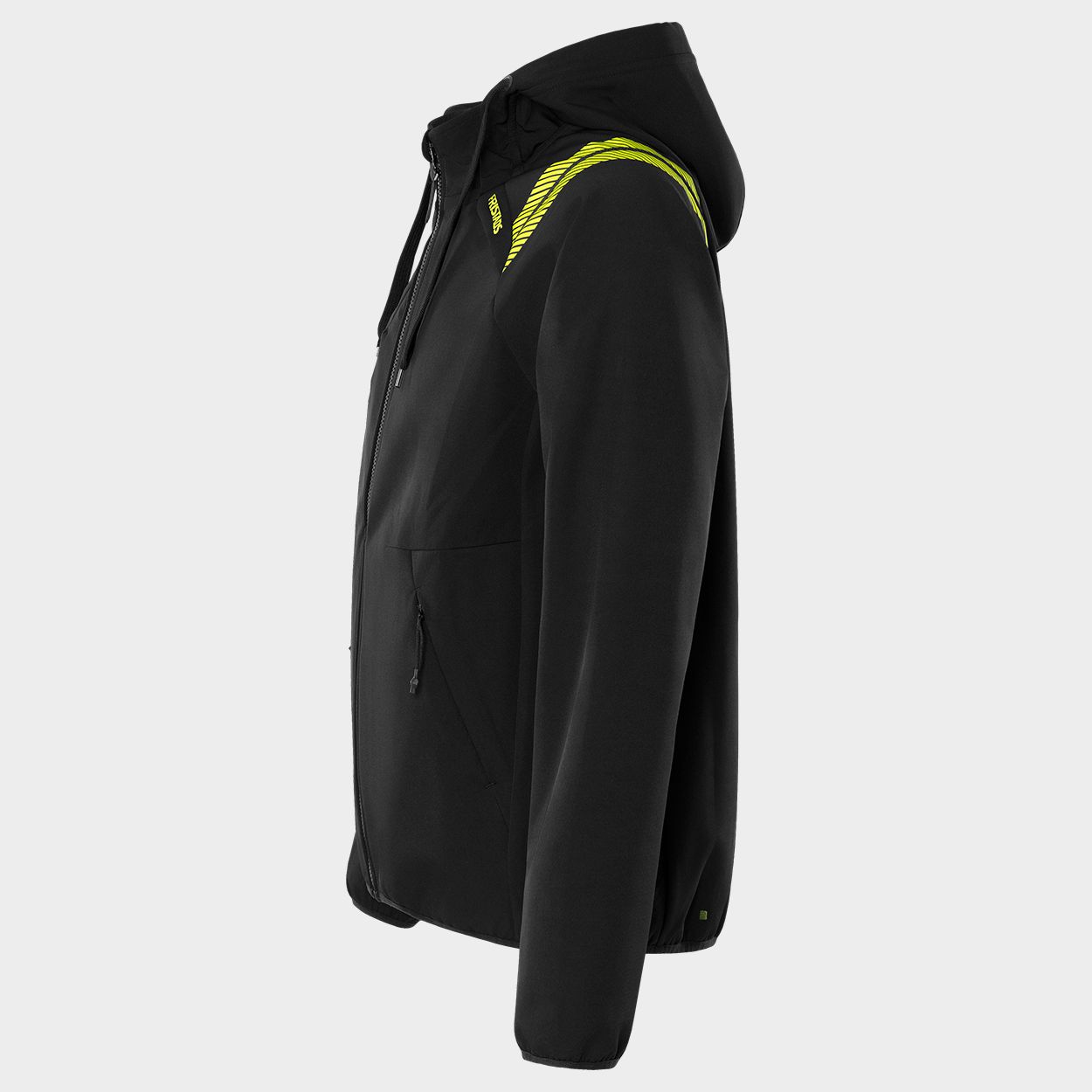 Work jacket FRISTADS HOODED SOFTSHELL 4-STRETCH BLACK - 3