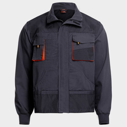 Jachetă de lucru KASTOR GREY/BLACK/ORANGE - 1