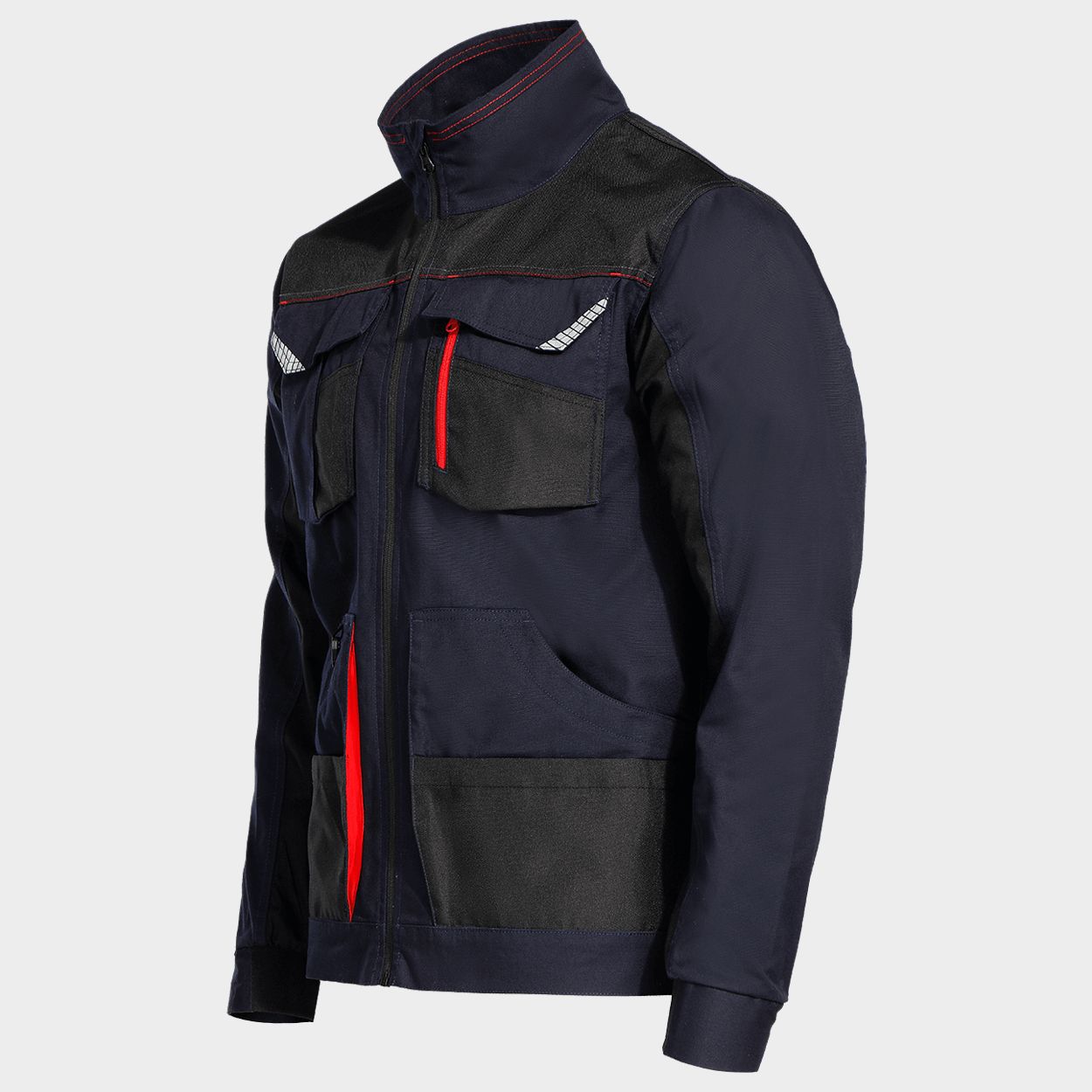 Work jacket KASTOR STRETCH DARK BLUE/RED - 4