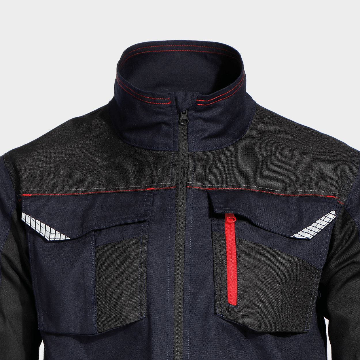 Work jacket KASTOR STRETCH DARK BLUE/RED - 6