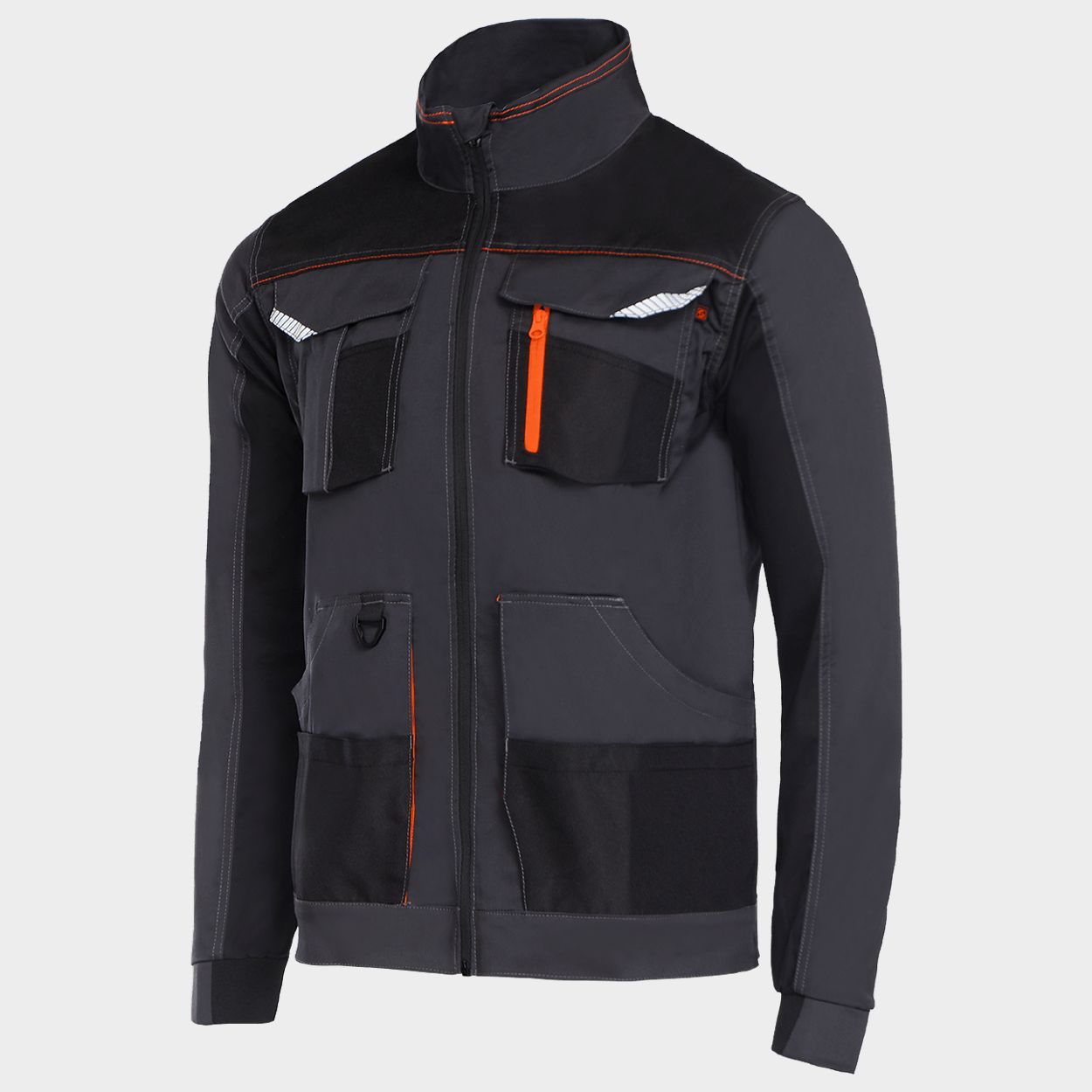 Work jacket KASTOR STRETCH GREY/ORANGE - 4