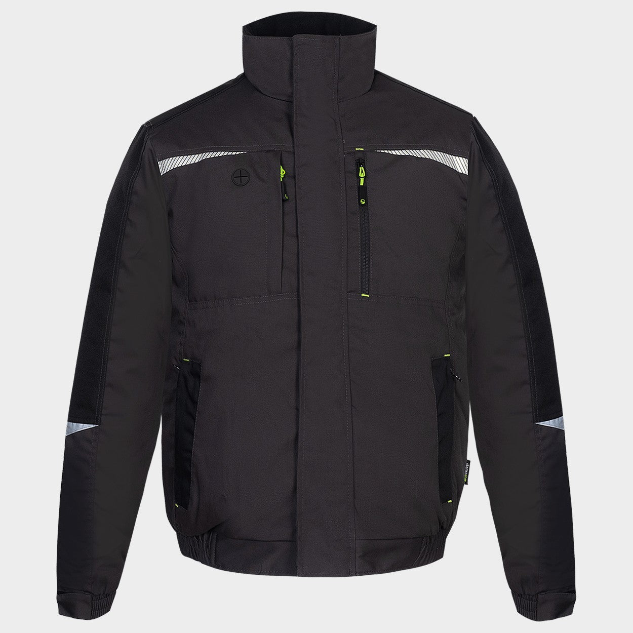 Geacă de lucru KASTOR T/C WINTER GREY/BLACK/GREEN - 1