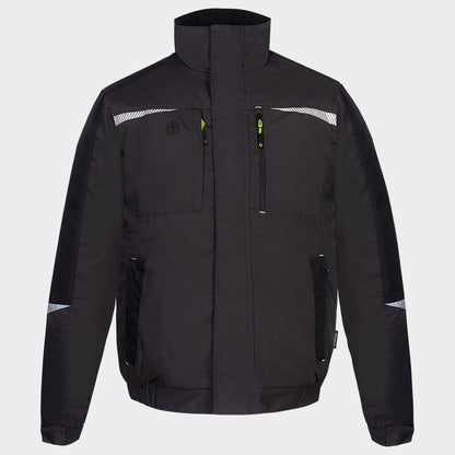 Geacă de lucru KASTOR T/C WINTER GREY/BLACK/GREEN - 1