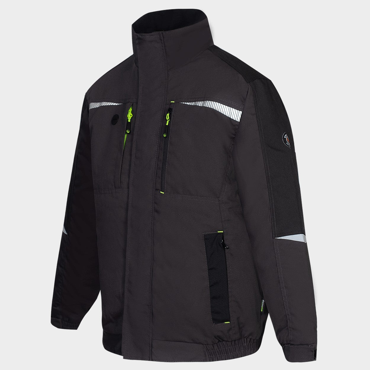 Geacă de lucru KASTOR T/C WINTER GREY/BLACK/GREEN - 4
