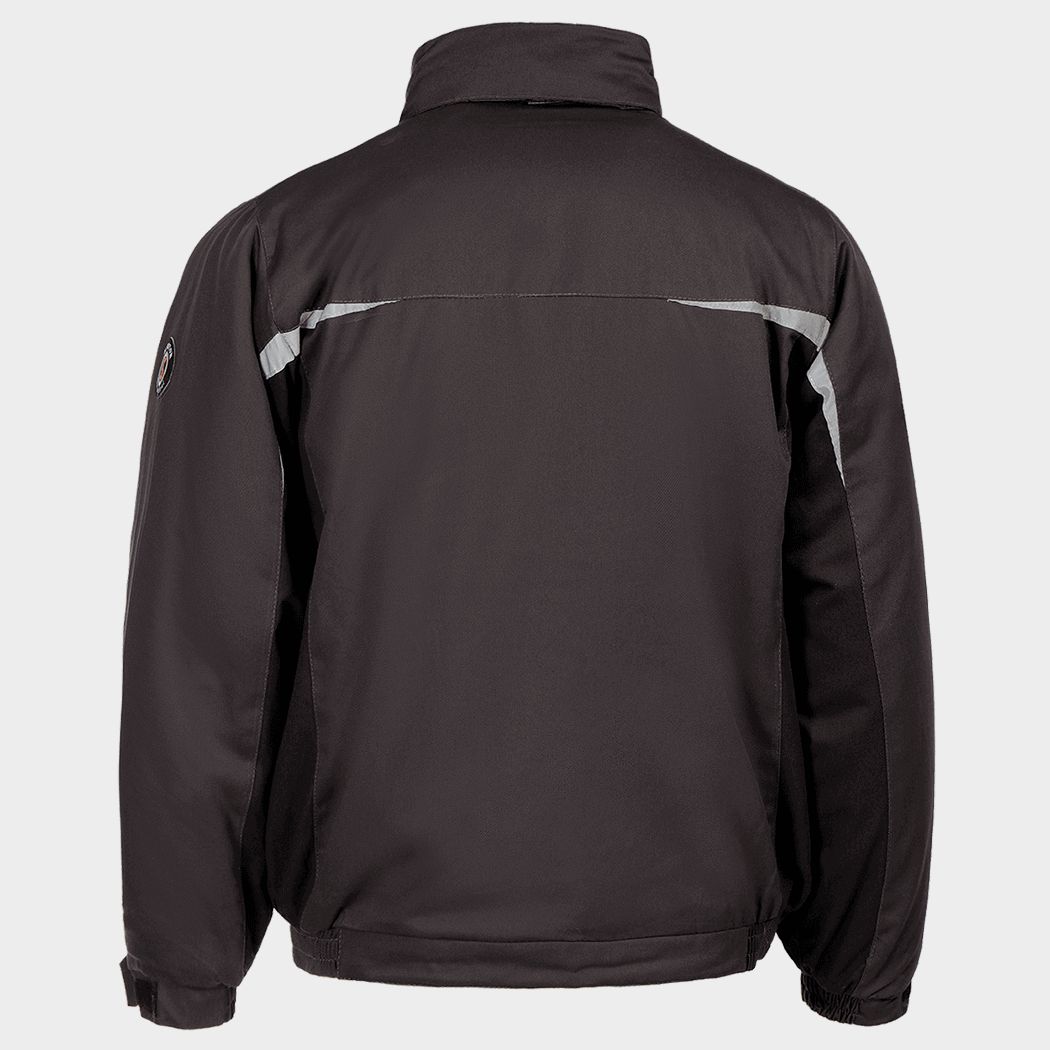 Work jacket KASTOR WINTER GREY COTTON GREY/BLACK - 2