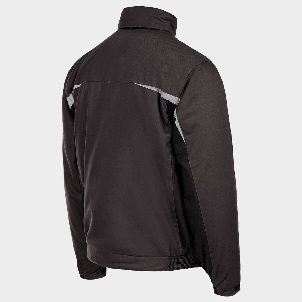 Work jacket KASTOR WINTER GREY COTTON GREY/BLACK - 5