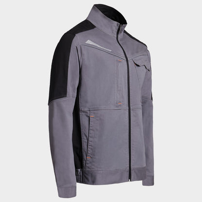 Work jacket MELBOURNE STRETCH GREY/BLACK - 4
