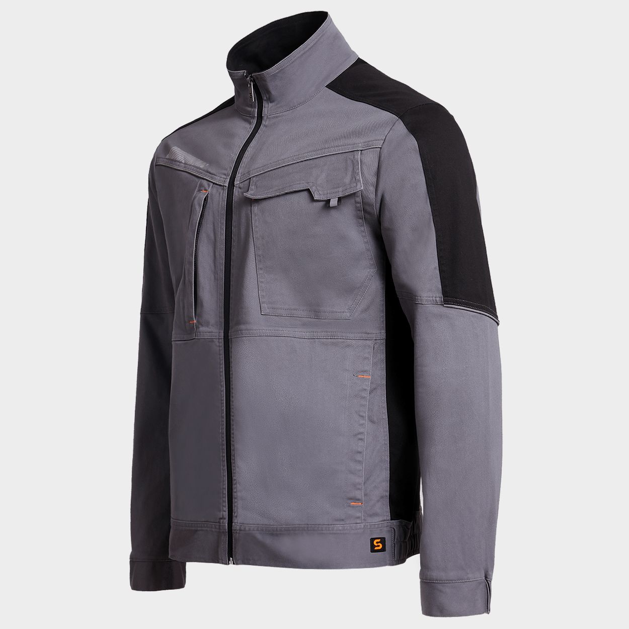 Work jacket MELBOURNE STRETCH GREY/BLACK - 5