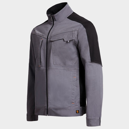 Work jacket MELBOURNE STRETCH GREY/BLACK - 5