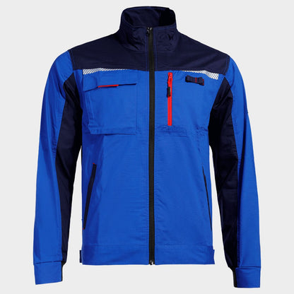 Μπουφάν εργασίας PRISMA LIGHT STRETCH ROYAL BLUE/NAVY - 1