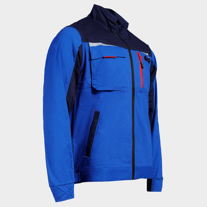 Μπουφάν εργασίας PRISMA LIGHT STRETCH ROYAL BLUE/NAVY - 4