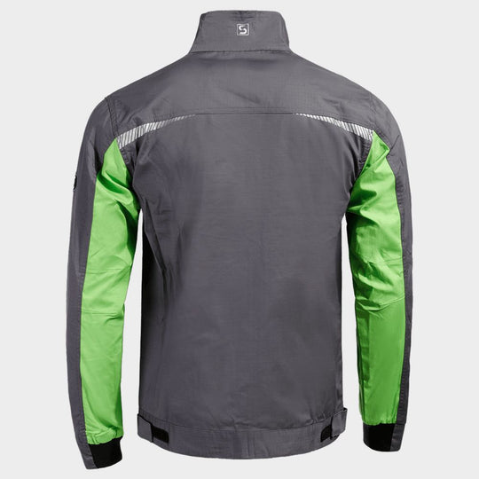Jachetă de lucru PRISMA LIGHT STRETCH GRI/VERDE - 2
